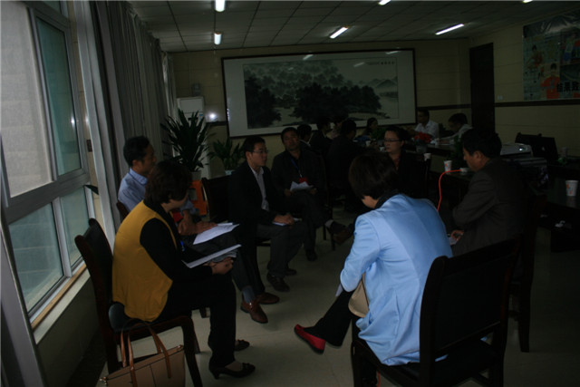 驻马店上蔡四中来我校参观学习