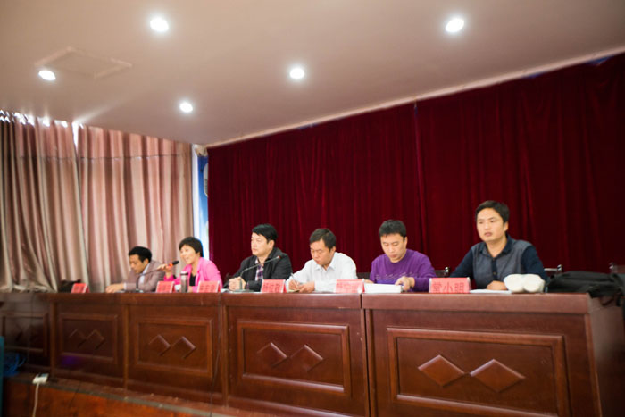 淮阳县2015年教育事业统计基层人员培训班在我校召开