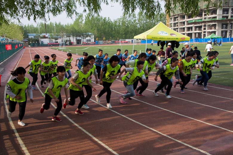 我校为淮阳县中招体育考试考点