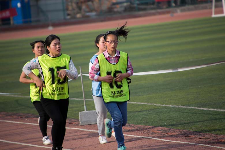 我校为淮阳县中招体育考试考点