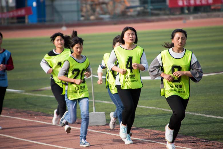 我校为淮阳县中招体育考试考点