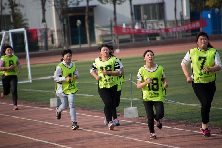 我校为淮阳县中招体育考试考点