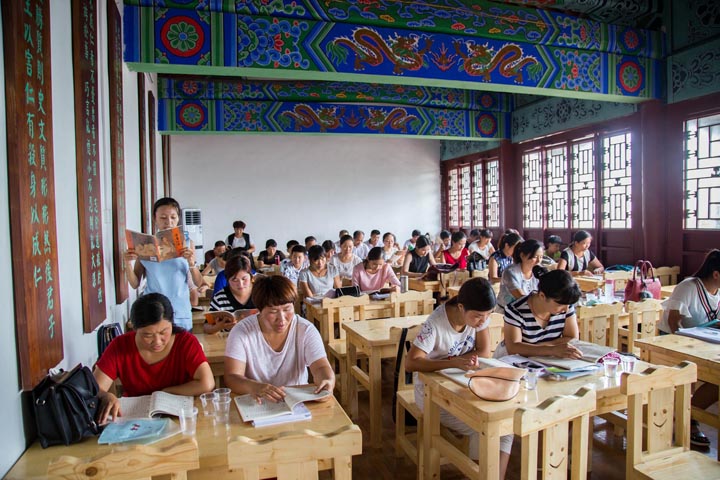 淮阳弦歌书院再现读书盛况