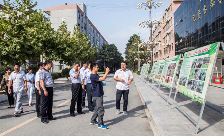 省爱卫会领导来我校检查指导工作