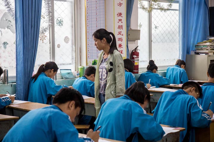 我校举行本学期第一次月考