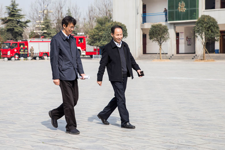 淮阳县第22个安全教育日应急疏散演练在羲城中学举行