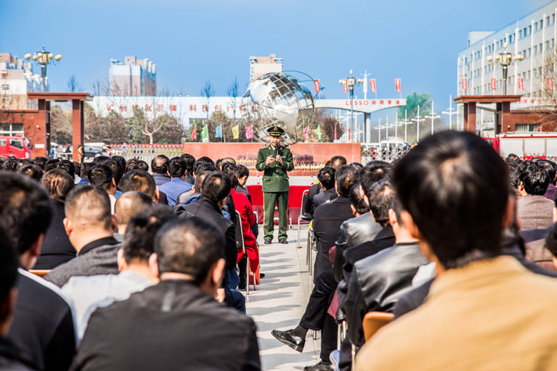 淮阳县第22个安全教育日应急疏散演练在羲城中学举行