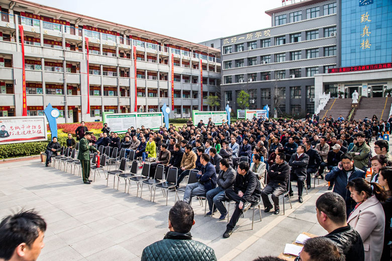 淮阳县第22个安全教育日应急疏散演练在羲城中学举行