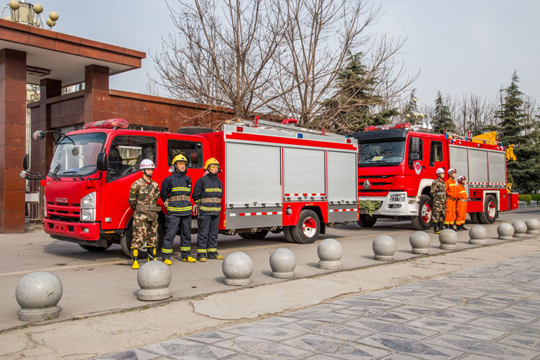 淮阳县第22个安全教育日应急疏散演练在羲城中学举行