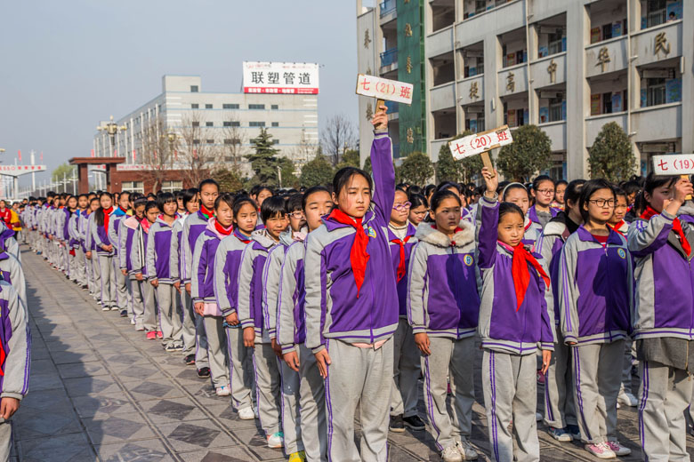 淮阳县第22个安全教育日应急疏散演练在羲城中学举行